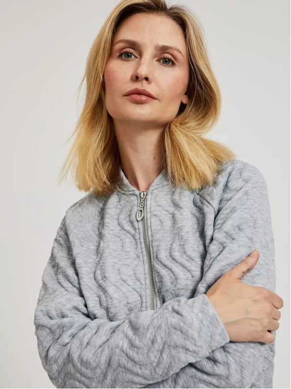 Moodo Női pulóver világosszürke