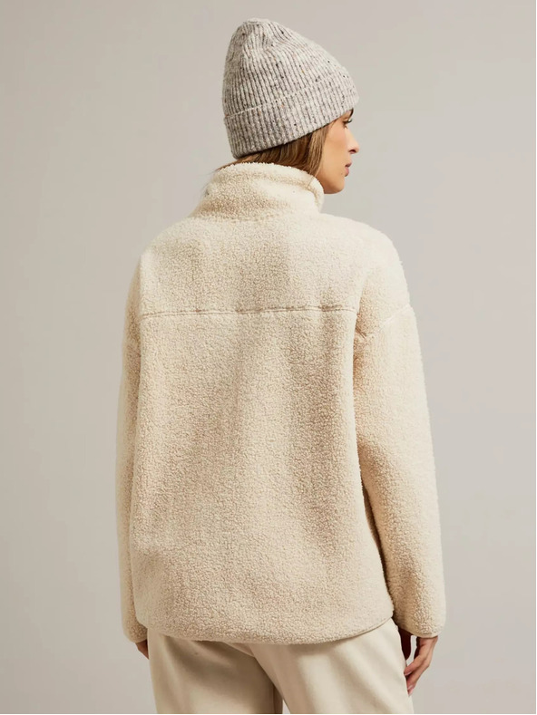 Moodo Női pulóver világos bézs