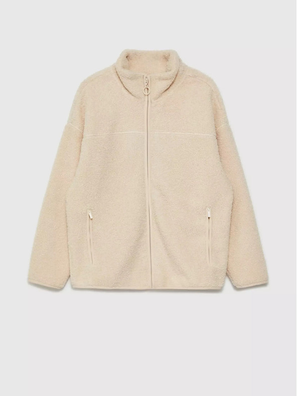 Moodo Női pulóver világos bézs