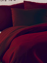 Kvalitex Luxury Collection szatén francia ágynemű 1+2, 220x200, 70x90cm bordó Kvalitex