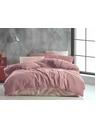Kvalitex Francia muszlin ágynemű 240x200, 70x90cm rózsaszín