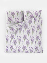 Kvalitex Francia pamut ágynemű PROVENCE COLLECTION 200x200, 70x90cm LEVANDULE lila Kvalitex