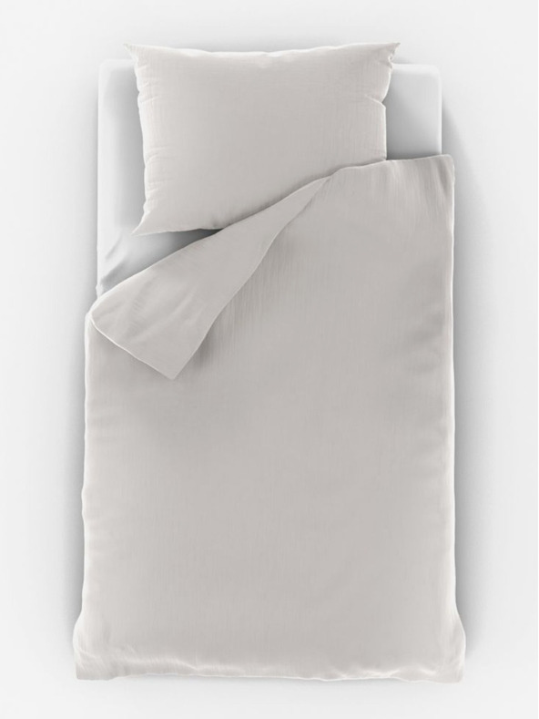 Kvalitex Muszlin ágyneműhuzat 140x200, 70x90cm krémes Kvalitex