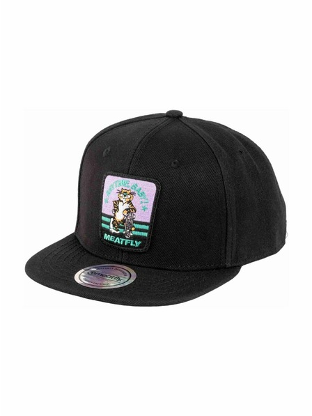 Meatfly Meatfly Alfy Snapback baseball sapka Fekete Tomcat | Fekete