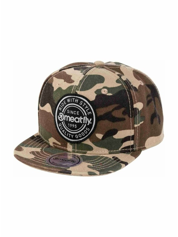 Meatfly Meatfly Alfy Snapback baseball sapka Terep felirati | Terepmintás