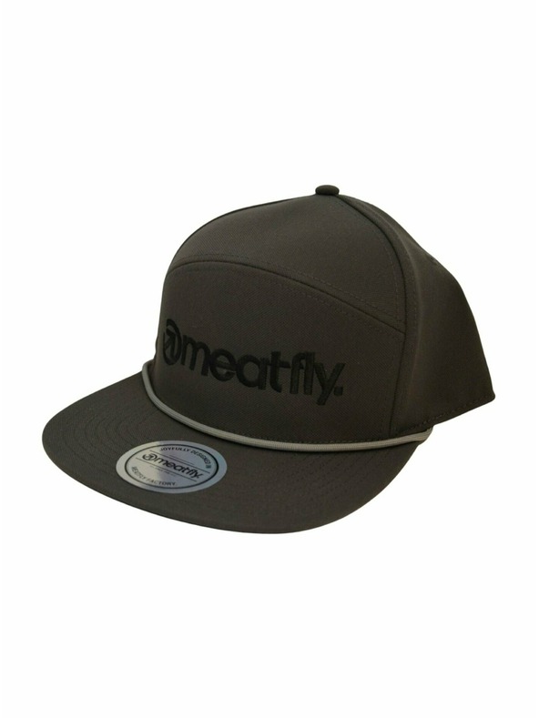 Meatfly Meatfly Creeper 6 Panel Snapback baseball sapka Szürke / Fekete logó
