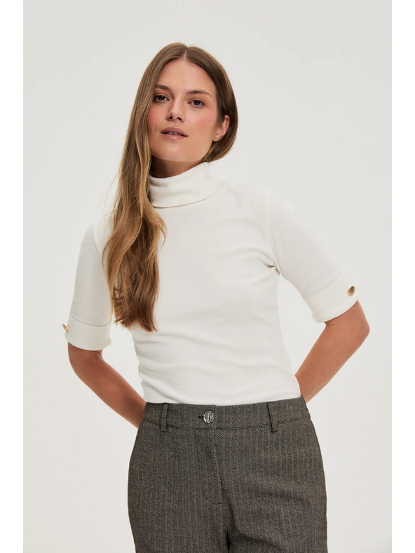 Moodo Fehér 3/4 ujjú garbó Moodo