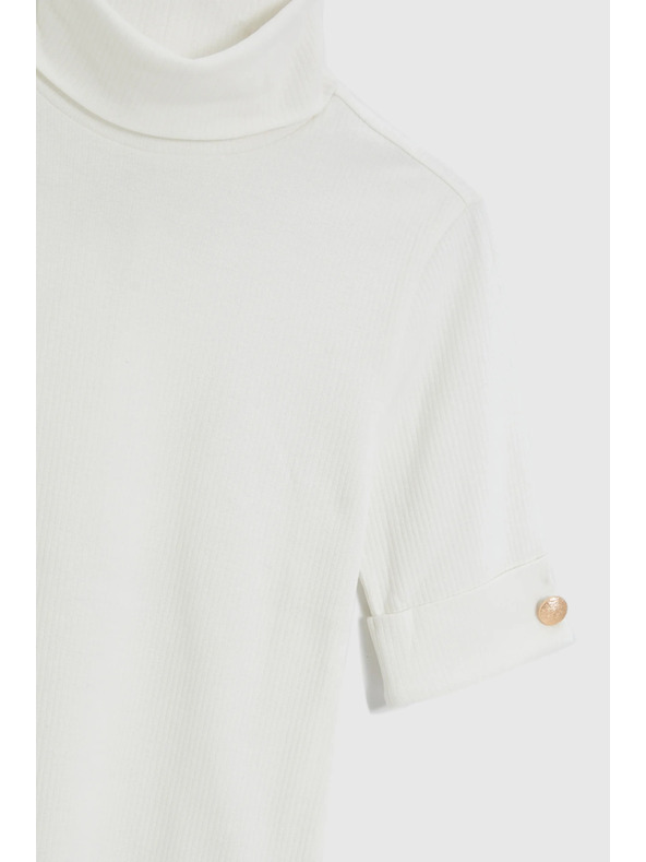 Moodo Fehér 3/4 ujjú garbó Moodo