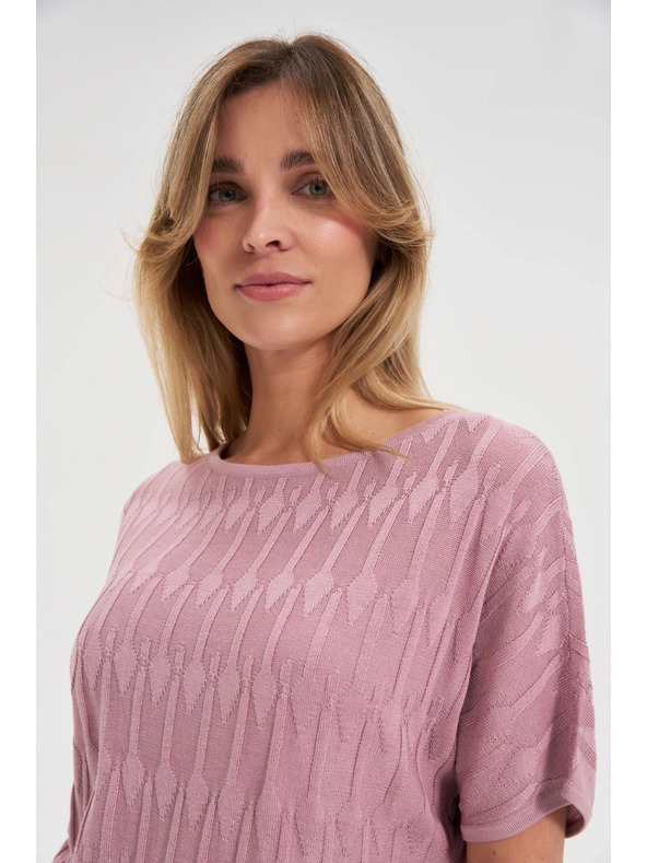 Moodo Rózsaszín kötött Moodo top
