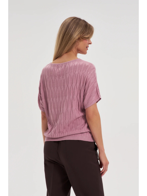 Moodo Rózsaszín kötött Moodo top