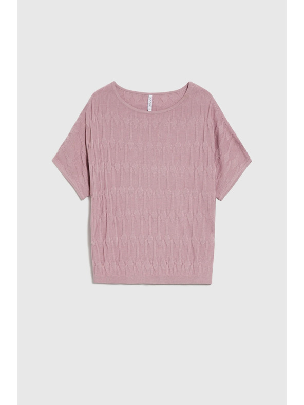 Moodo Rózsaszín kötött Moodo top