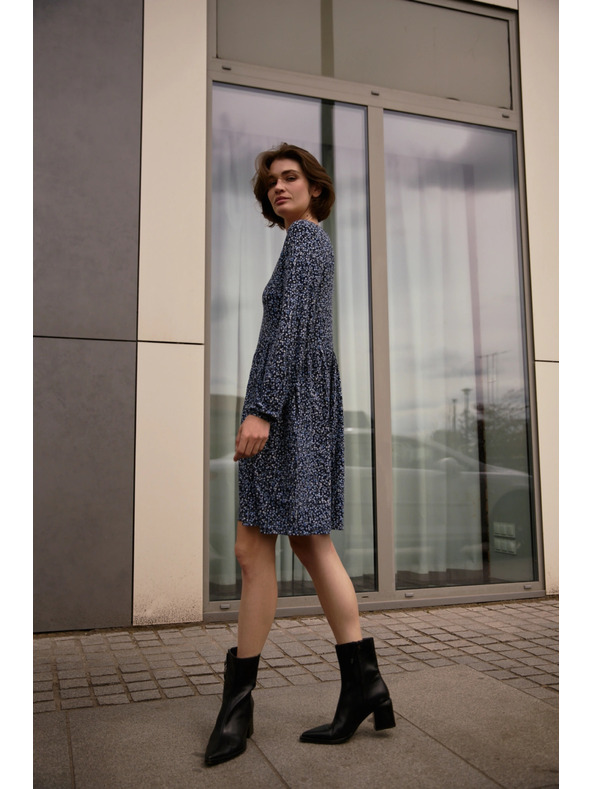 Moodo Kék mintás ruha Moodo