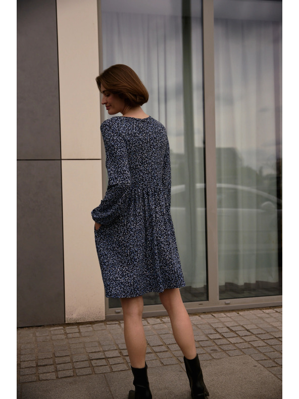 Moodo Kék mintás ruha Moodo