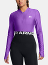 Under Armour Női póló Under Armour HeatGear Rib 1/4 Zip LS-PPL