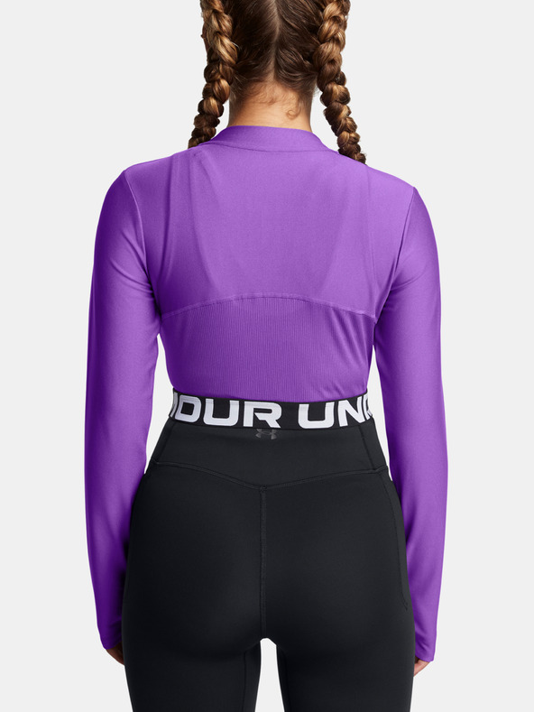 Under Armour Női póló Under Armour HeatGear Rib 1/4 Zip LS-PPL