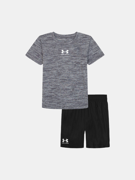 Under Armour Fiú szett Under Armour UA TWIST WOVEN SHORT SET-GRY