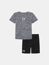 Under Armour Fiú szett Under Armour UA TWIST WOVEN SHORT SET-GRY
