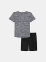 Under Armour Fiú szett Under Armour UA TWIST WOVEN SHORT SET-GRY