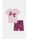 Under Armour Lány szett Under Armour UA PRINTED BIKE SHORT SET-PNK