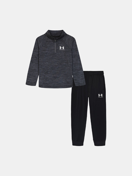 Under Armour Fiú szett Under Armour UA TWIST 1/4 ZIP TECH SET-GRY
