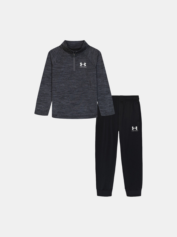 Under Armour Fiú szett Under Armour UA TWIST 1/4 ZIP TECH SET-GRY