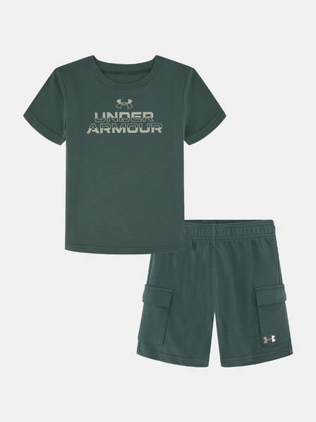 Under Armour Fiú szett Under Armour UA CARGO SHORT SET-GRN