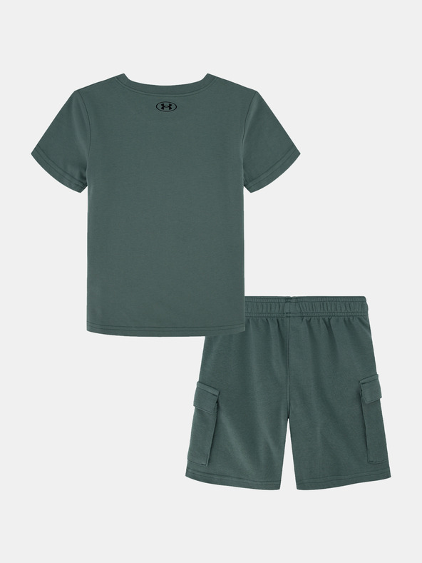 Under Armour Fiú szett Under Armour UA CARGO SHORT SET-GRN