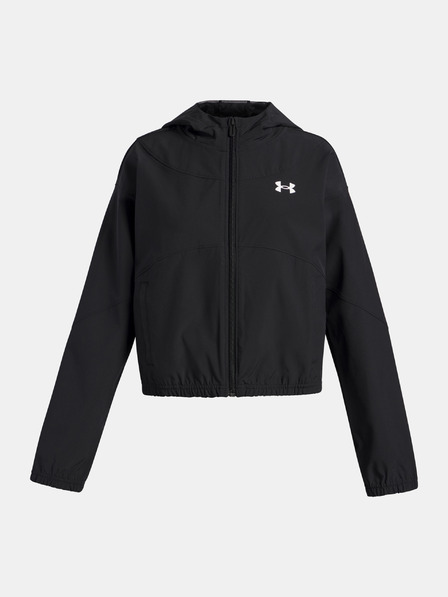 Under Armour Lány dzseki Under Armour UA Rival Woven HD Jacket-BLK