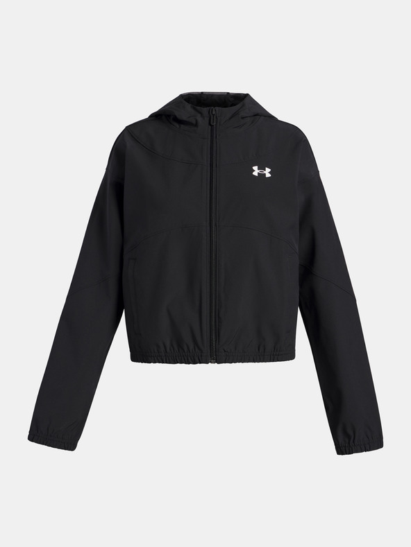 Under Armour Lány dzseki Under Armour UA Rival Woven HD Jacket-BLK