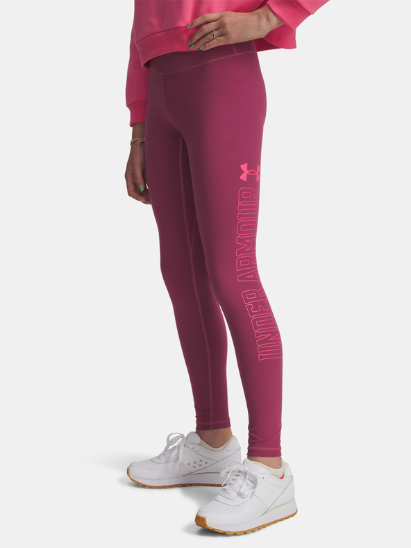 Under Armour Lány leggings Under Armour UA Motion Branded Legging-RED