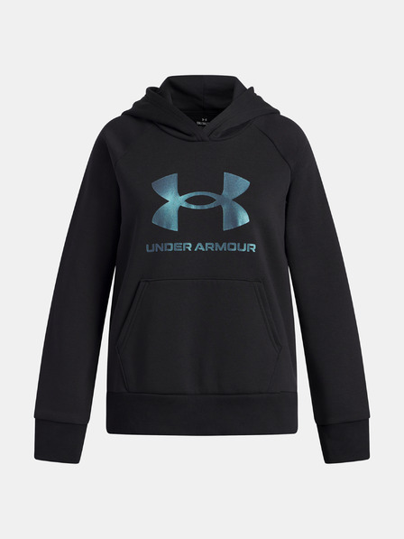 Under Armour Lány felső Under Armour UA Rival Flc Shimmer Hdy-BLK