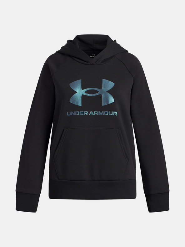 Under Armour Lány felső Under Armour UA Rival Flc Shimmer Hdy-BLK