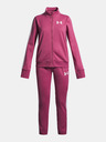 Under Armour Lány szett Under Armour UA Knit Track Suit-RED
