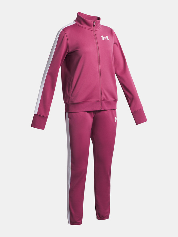 Under Armour Lány szett Under Armour UA Knit Track Suit-RED