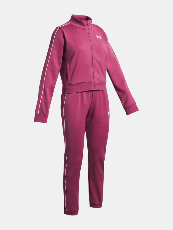 Under Armour Lány szett Under Armour UA Icon Knit Crop Tracksuit-RED