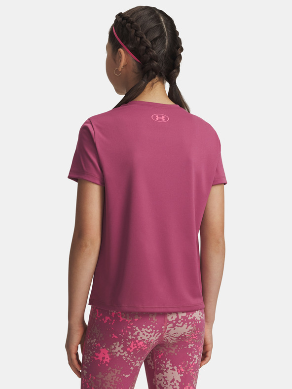Under Armour Lány póló Under Armour Tech Varsity Graphic SS-RED