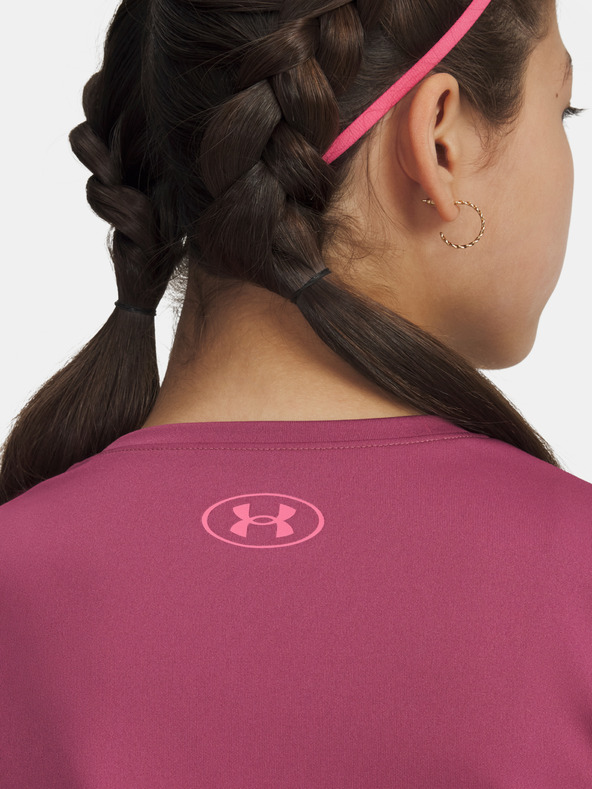 Under Armour Lány póló Under Armour Tech Varsity Graphic SS-RED