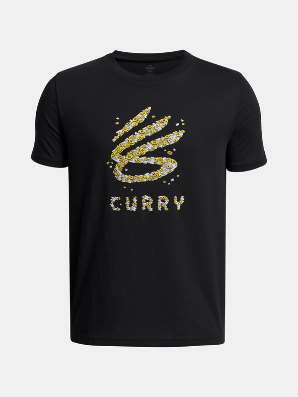 Under Armour Fiú póló Under Armour Curry Trend Tee 1-BLK