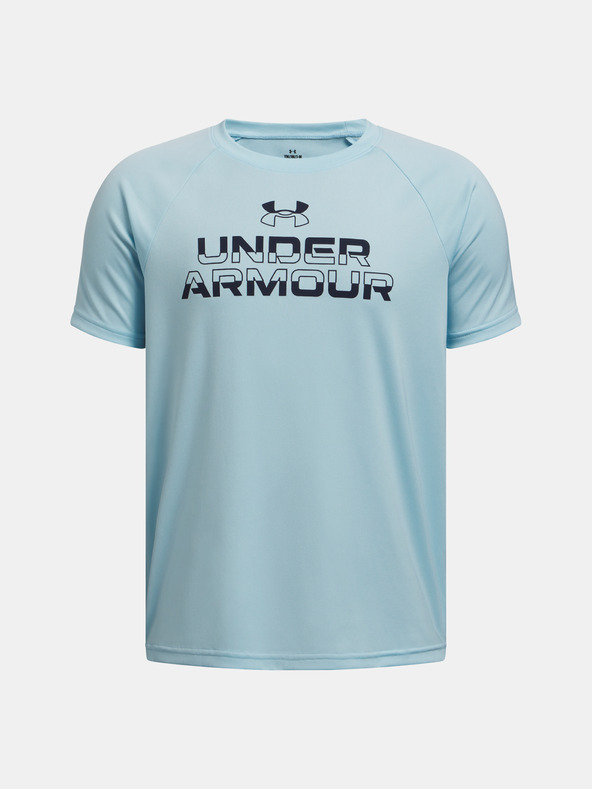 Under Armour Fiú póló Under Armour UA Tech Split Wordmark SS