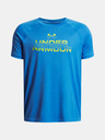 Under Armour Fiú póló Under Armour UA Tech Split Wordmark SS-BLU