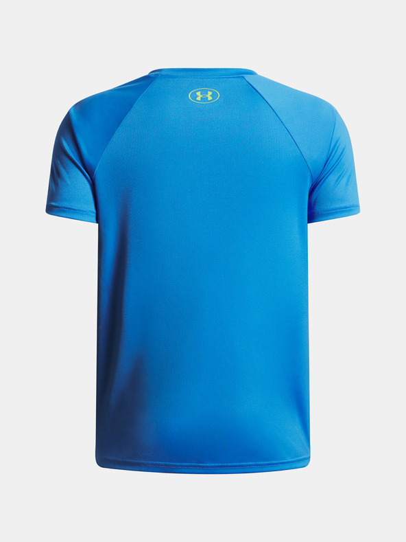 Under Armour Fiú póló Under Armour UA Tech Split Wordmark SS-BLU