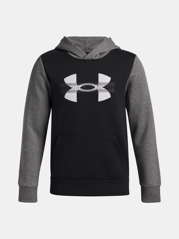 Under Armour Fiú felső Under Armour UA Rival Flc Cblck Grphc HD-BLK