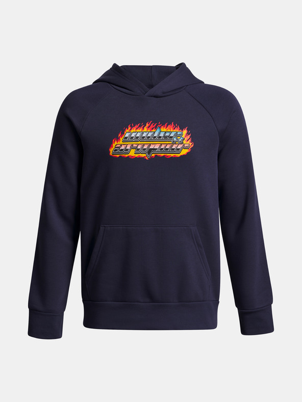 Under Armour Fiú felső Under Armour UA Rival Flc Flamin Wdmrk HD-BLU