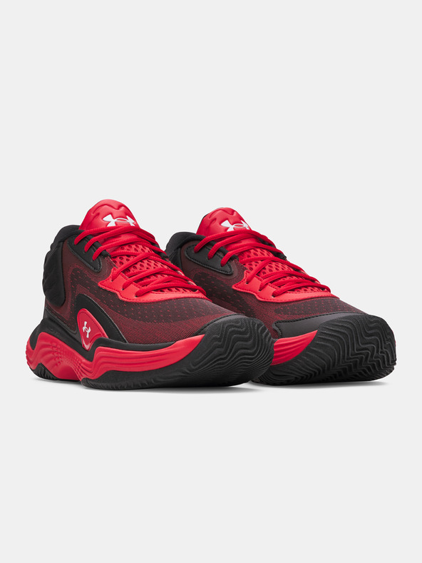 Under Armour Unisex cipők Under Armour UA Spawn 7 Mid-RED