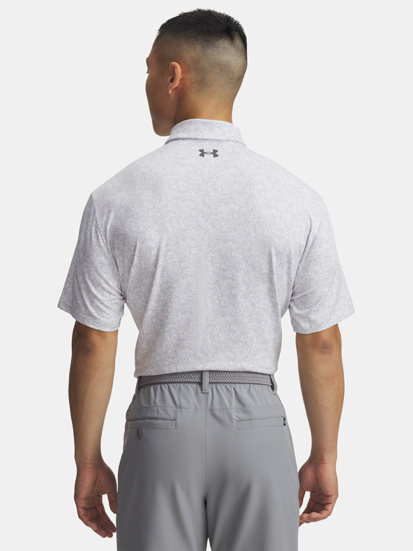 Under Armour Férfi póló Under Armour UA Playoff 3.0 Printed Polo-WHT