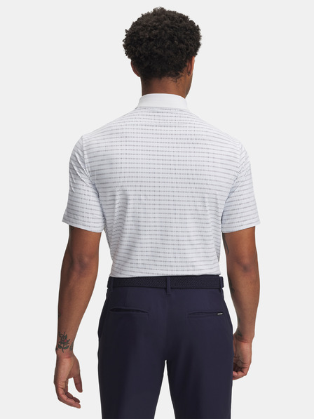Under Armour Férfi póló Under Armour UA Drive Chill Printed Polo-WHT