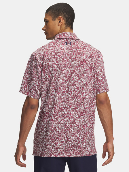 Under Armour Férfi póló Under Armour UA Playoff 3.0 Printed Polo-PNK