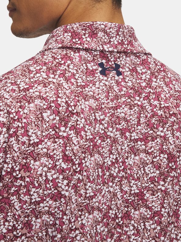 Under Armour Férfi póló Under Armour UA Playoff 3.0 Printed Polo-PNK