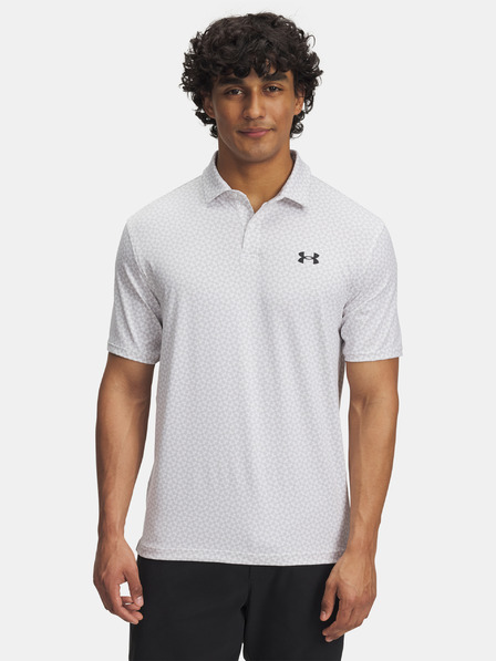 Under Armour Férfi póló Under Armour UA T2G Printed Polo-WHT