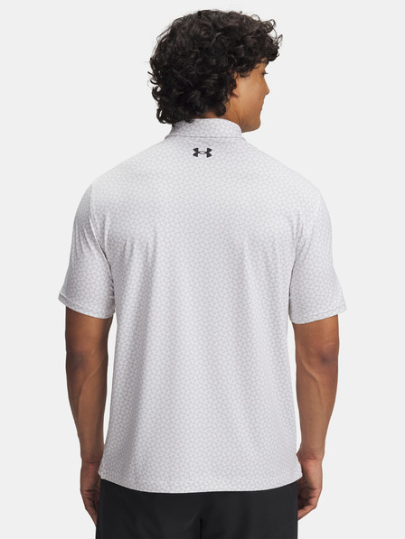 Under Armour Férfi póló Under Armour UA T2G Printed Polo-WHT